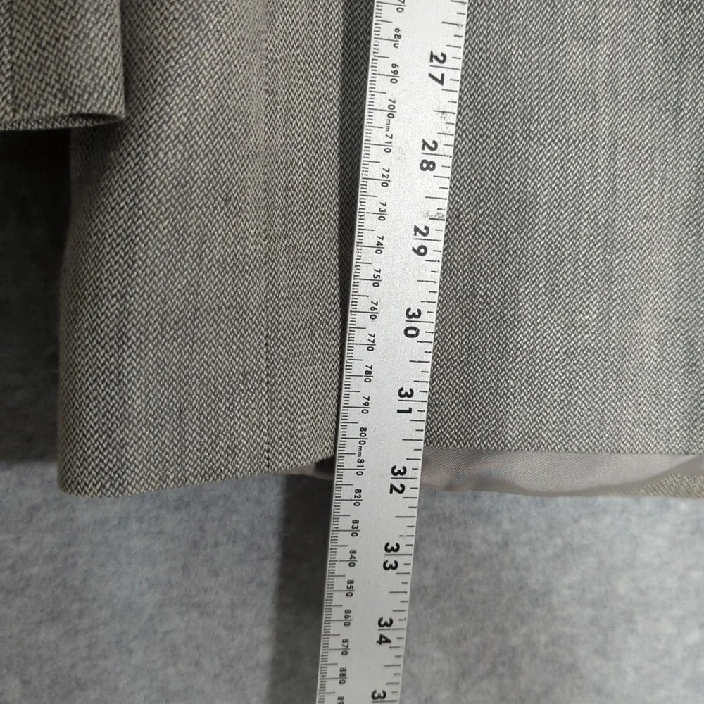 Brooks Brothers Sport Coat Blazer Mens 43R Light Gray Silk Linen Wool Italy Made